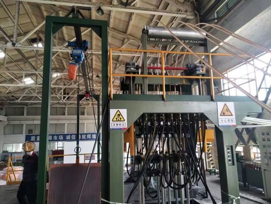 Ciągłe podnoszenie miedzianego pręta maszyna 8000 ton dla kable PVC